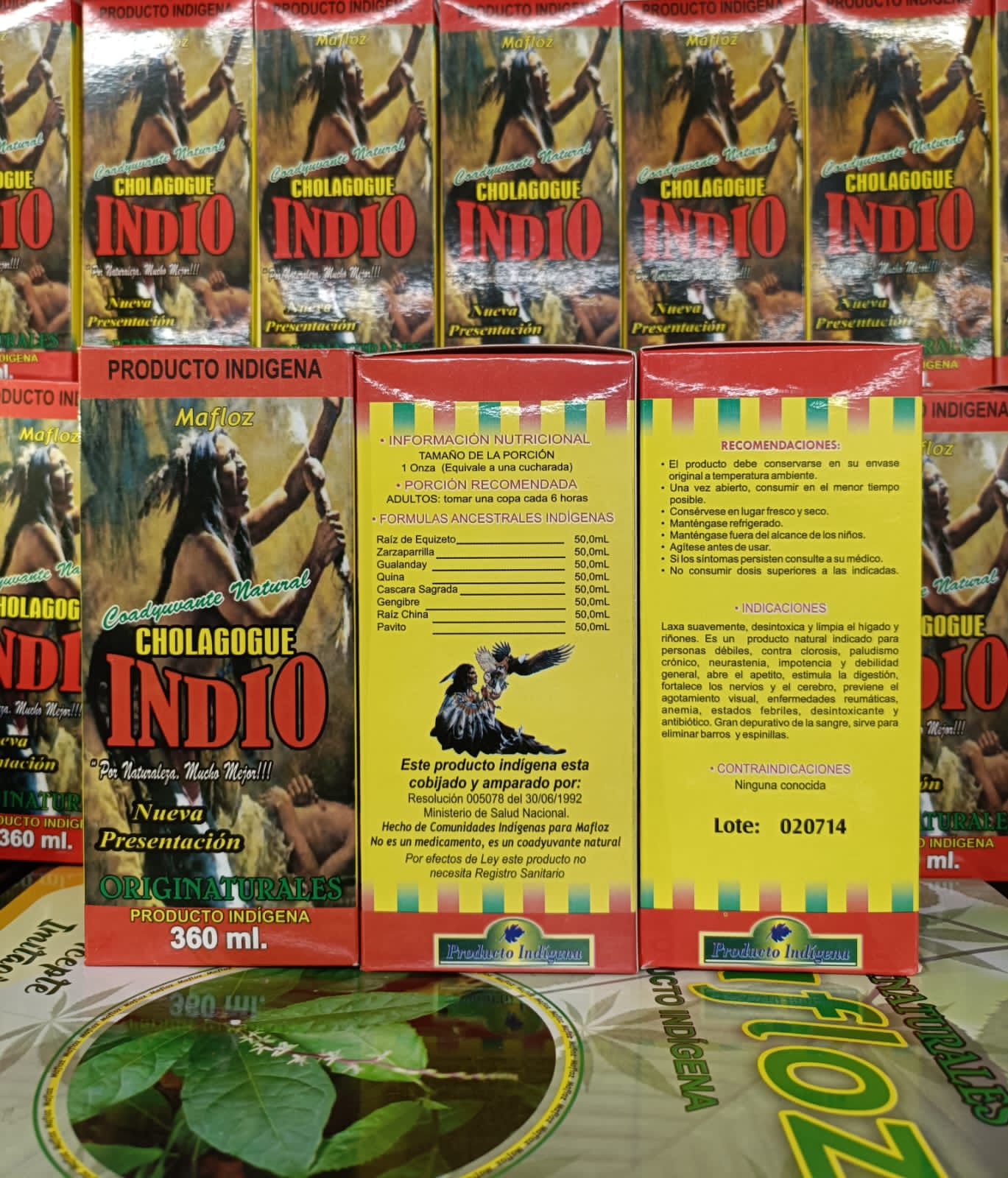 CHOLAGOGUE INDIO X360ML