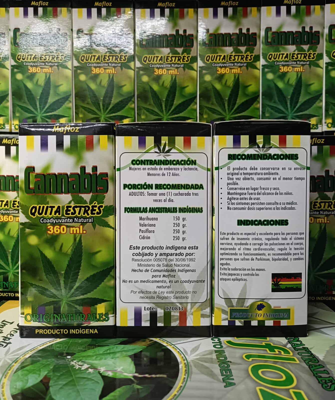 CANNABIS QUITA ESTRES X360ML